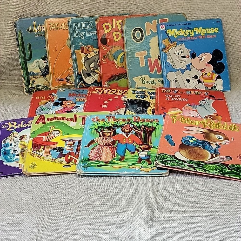 Vintage Tell a Tales bundle of 15 books